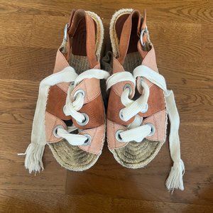 Chloé Qai Espadrille Platform Sandals